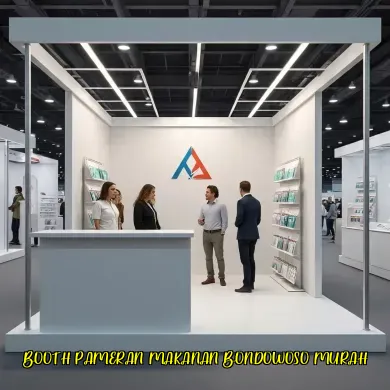 booth pameran makanan bondowoso murah